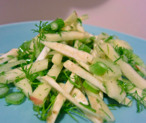 Celery Root Fennel Apple Salad