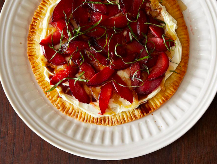 Savory Plum Tart