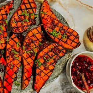 Omwamni Sweet Potatoes with Maple Chili Crisp