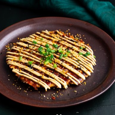 Japanese Sweet Potato Okonomiyaki