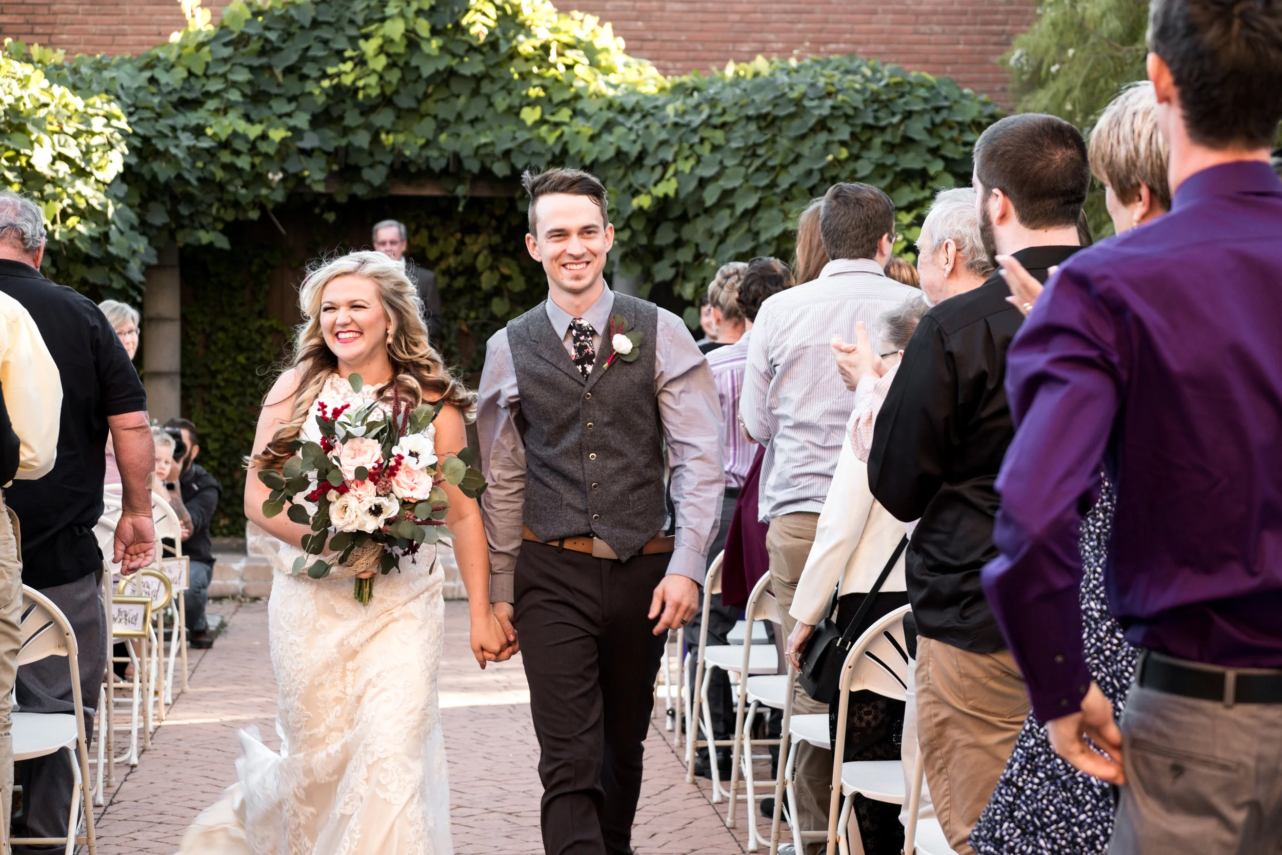 The XT2 is awesome in burst mode with tracking. When the bride and groom are racing down the aisle, my shots are sharp!