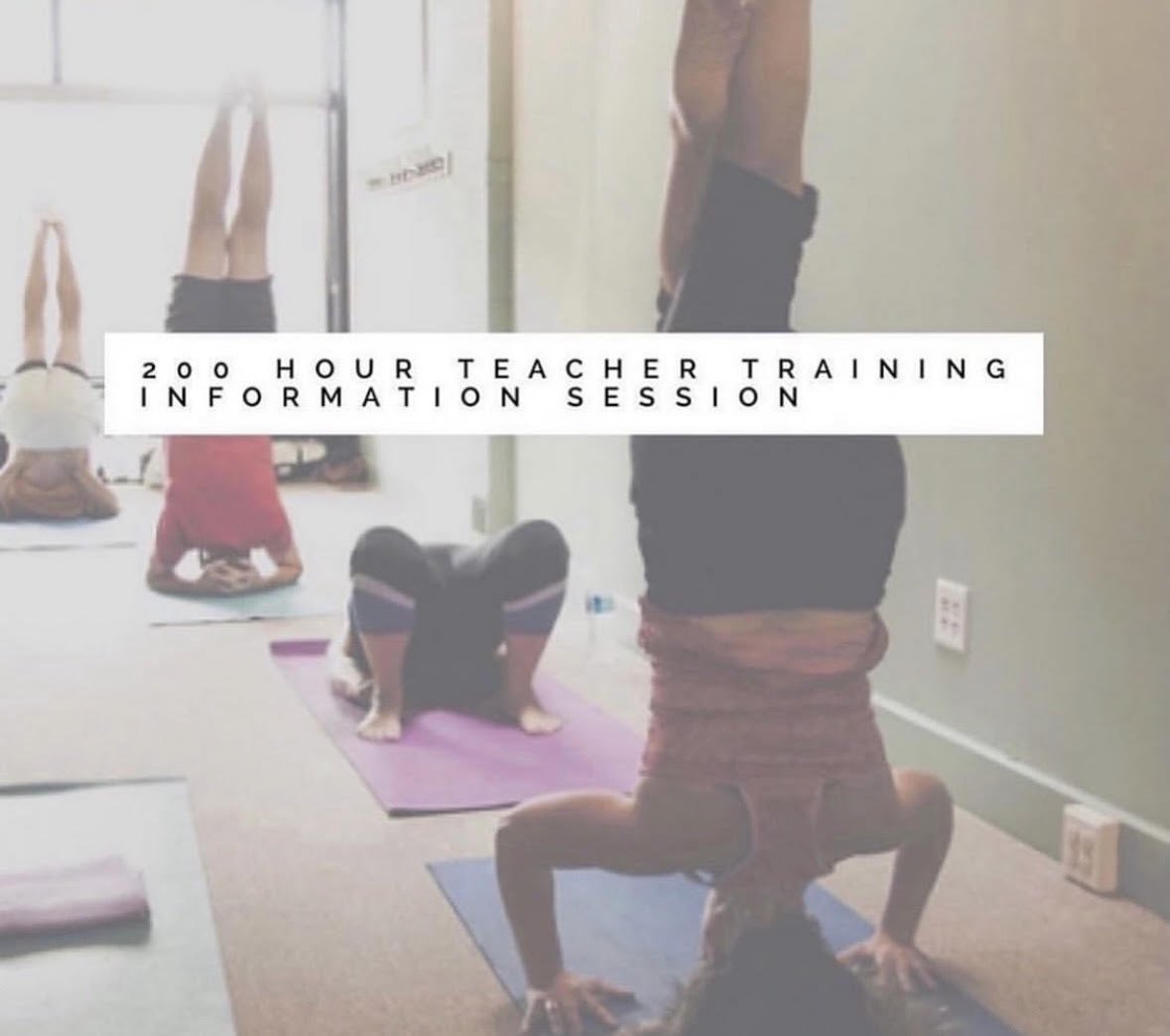 *INFO SESSION* TEACHER TRAINING 200 Hour RYT/Self Transformation Journey 2026