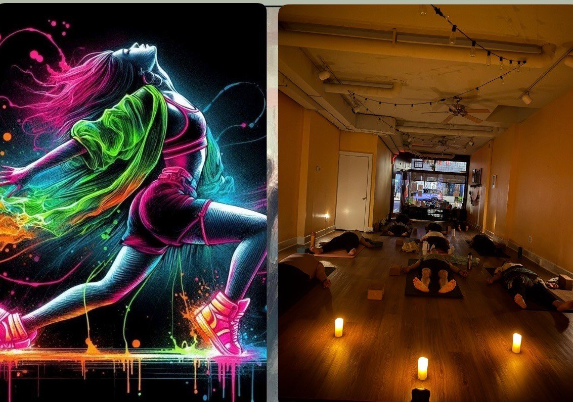 Pre Holiday Night of Fun, POP Dance, and Candlelight Yoga