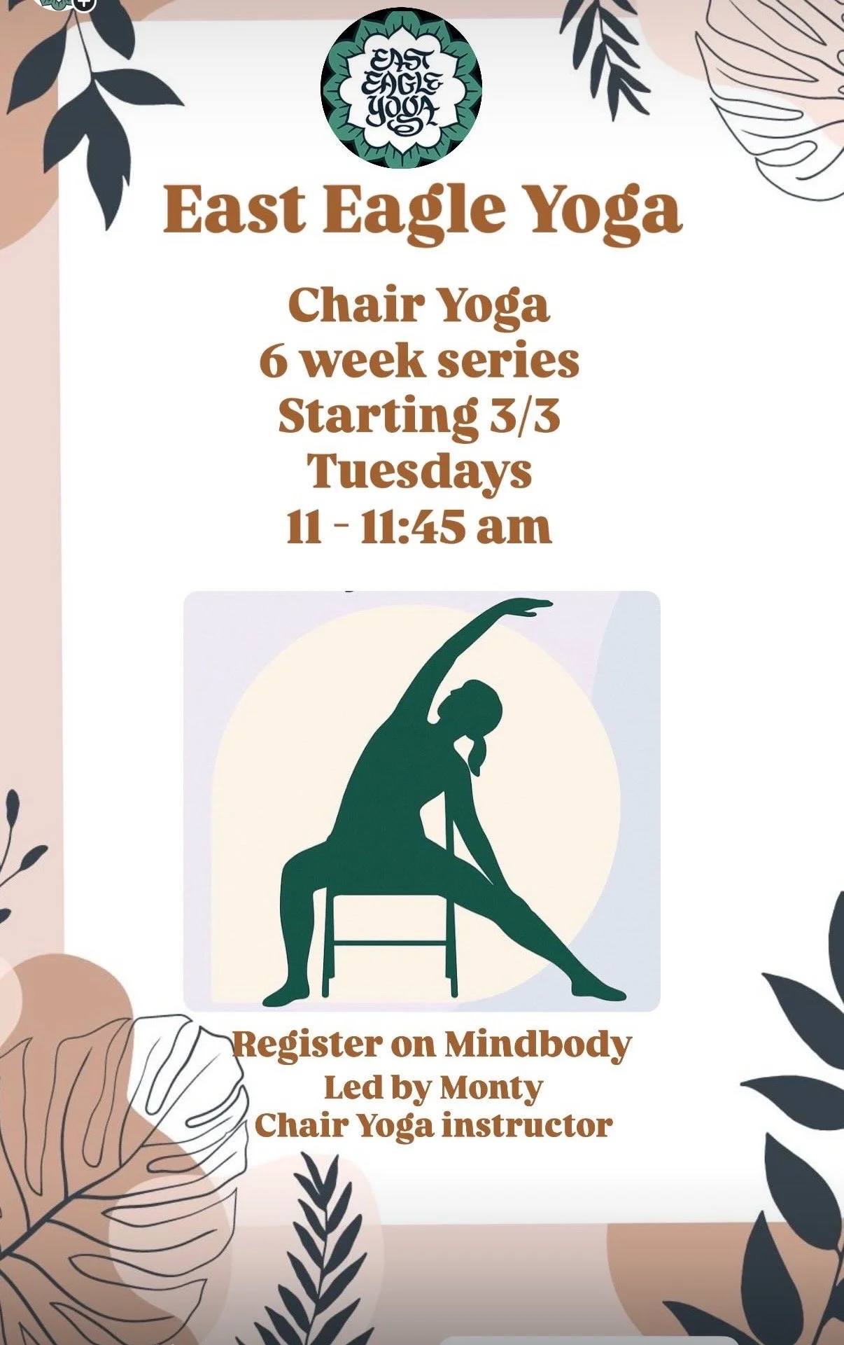 Chair Yoga Six Week Series