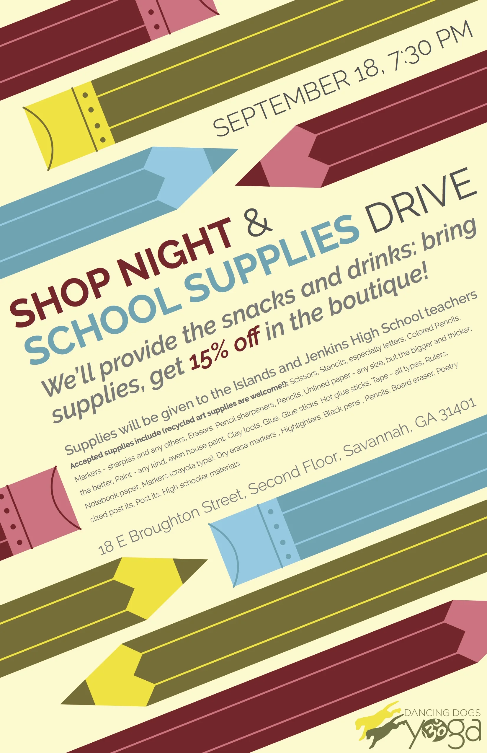 SHOP NIGHT POSTER