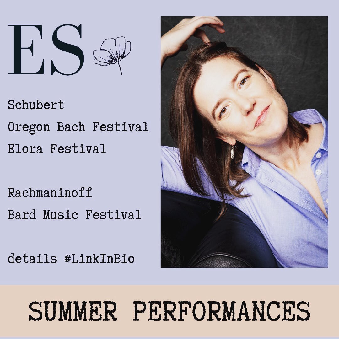 So excited for summer performances @oregonbachfestival @elorafestival @bardcollege #bardmusicfestival with @singerty @brrrring and more! #livesongandprosper