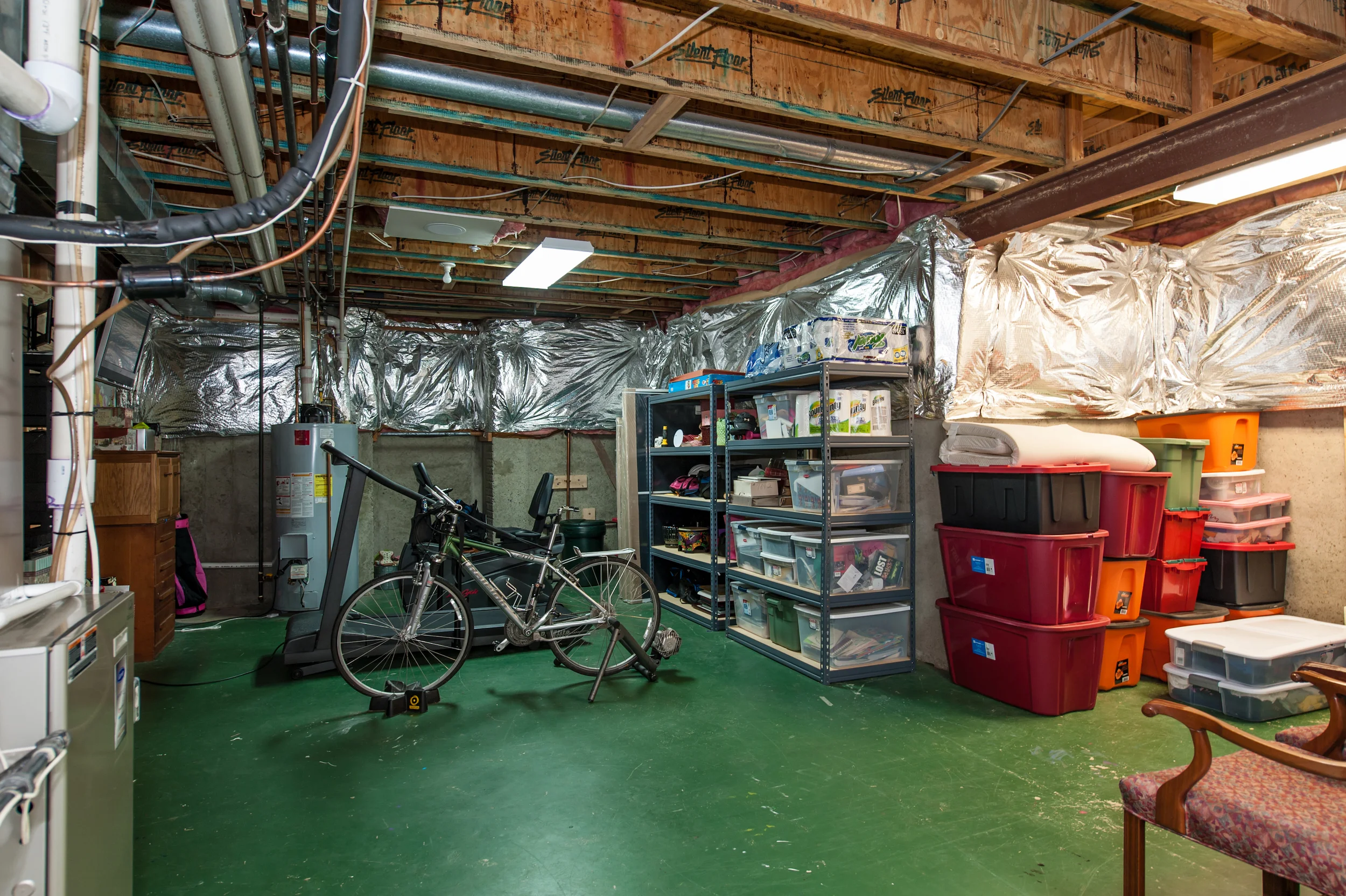 Lower Level Storage and Utility Room