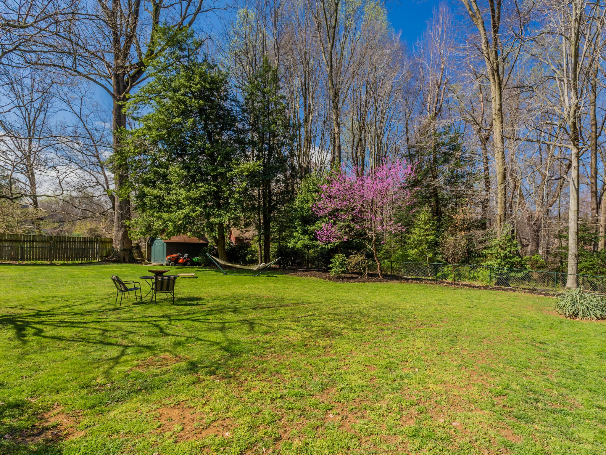 Yard with Storage Shed