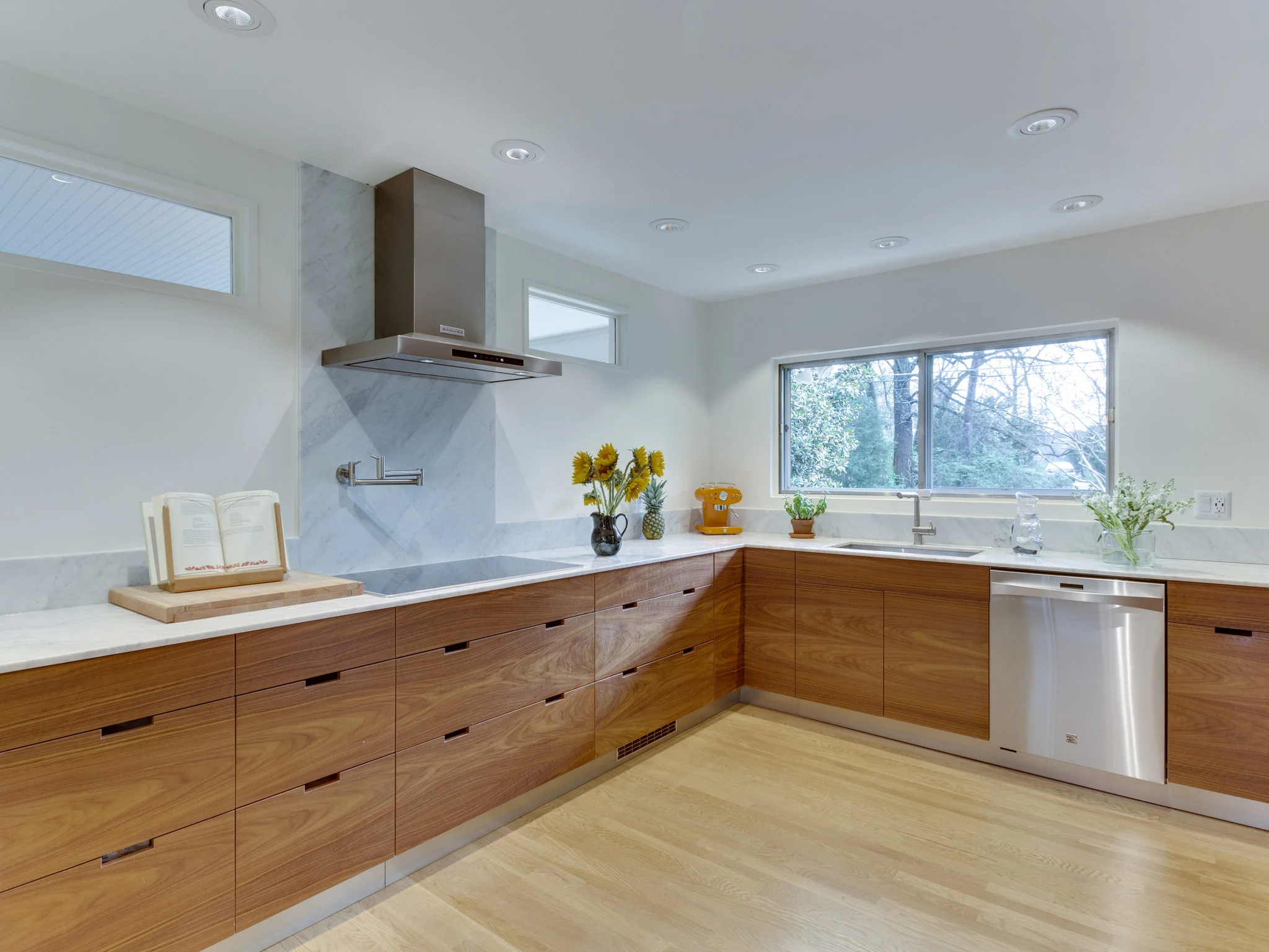 Kitchen with Walnut Cabinets