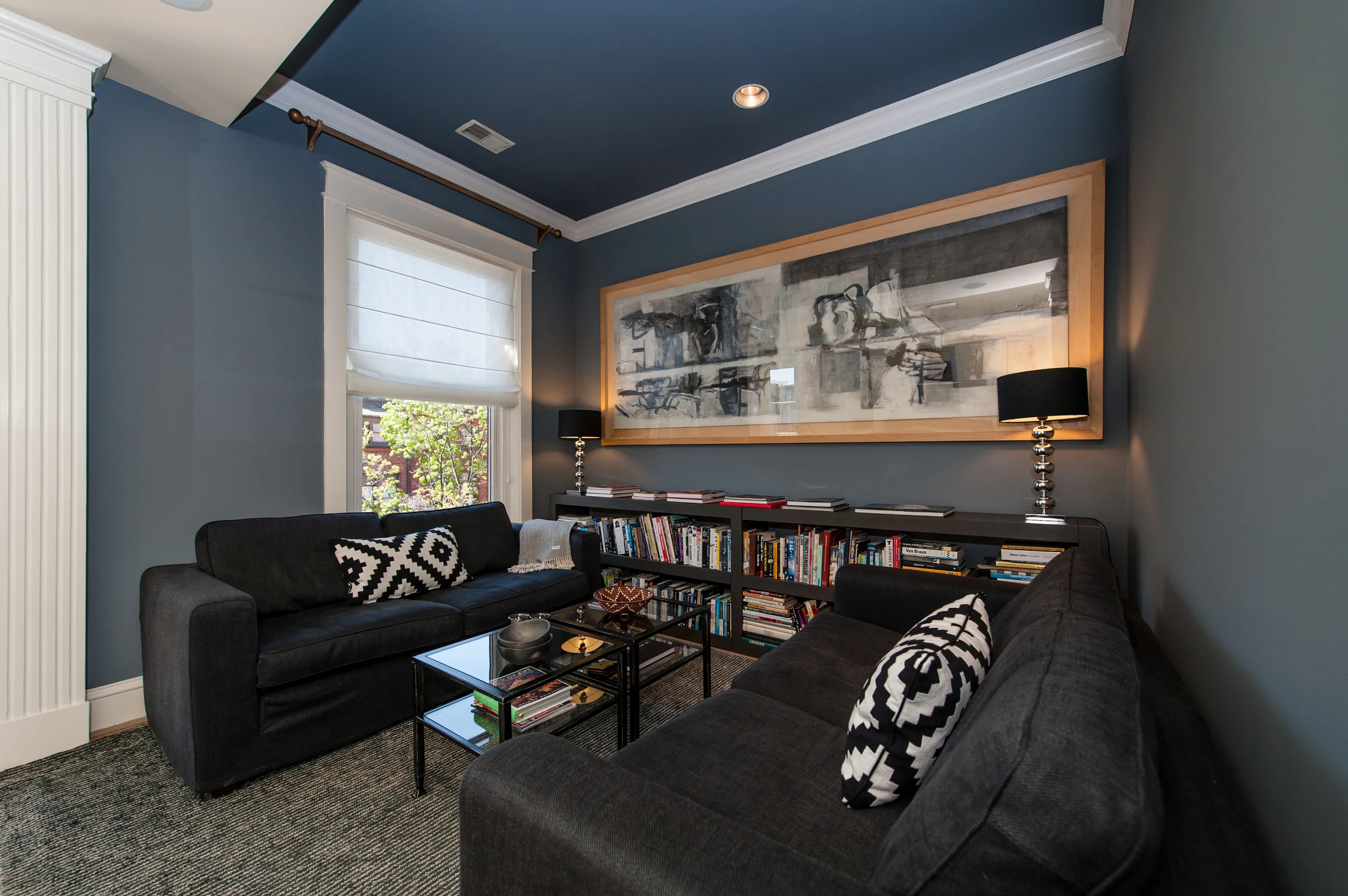 Family Room with Integrated Media