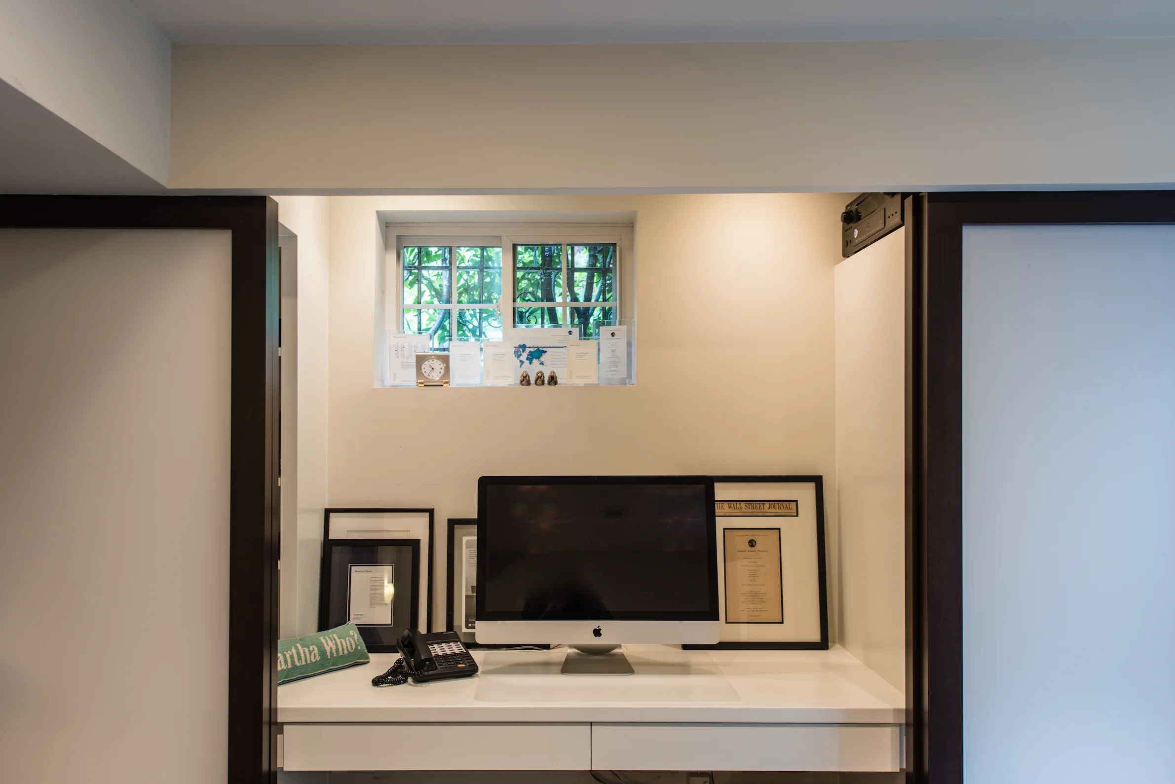 Media Room Built-in Desk