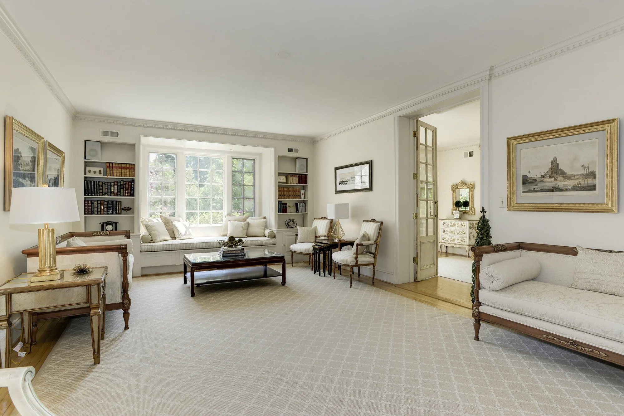 Living Room with Views of the Rear Garden