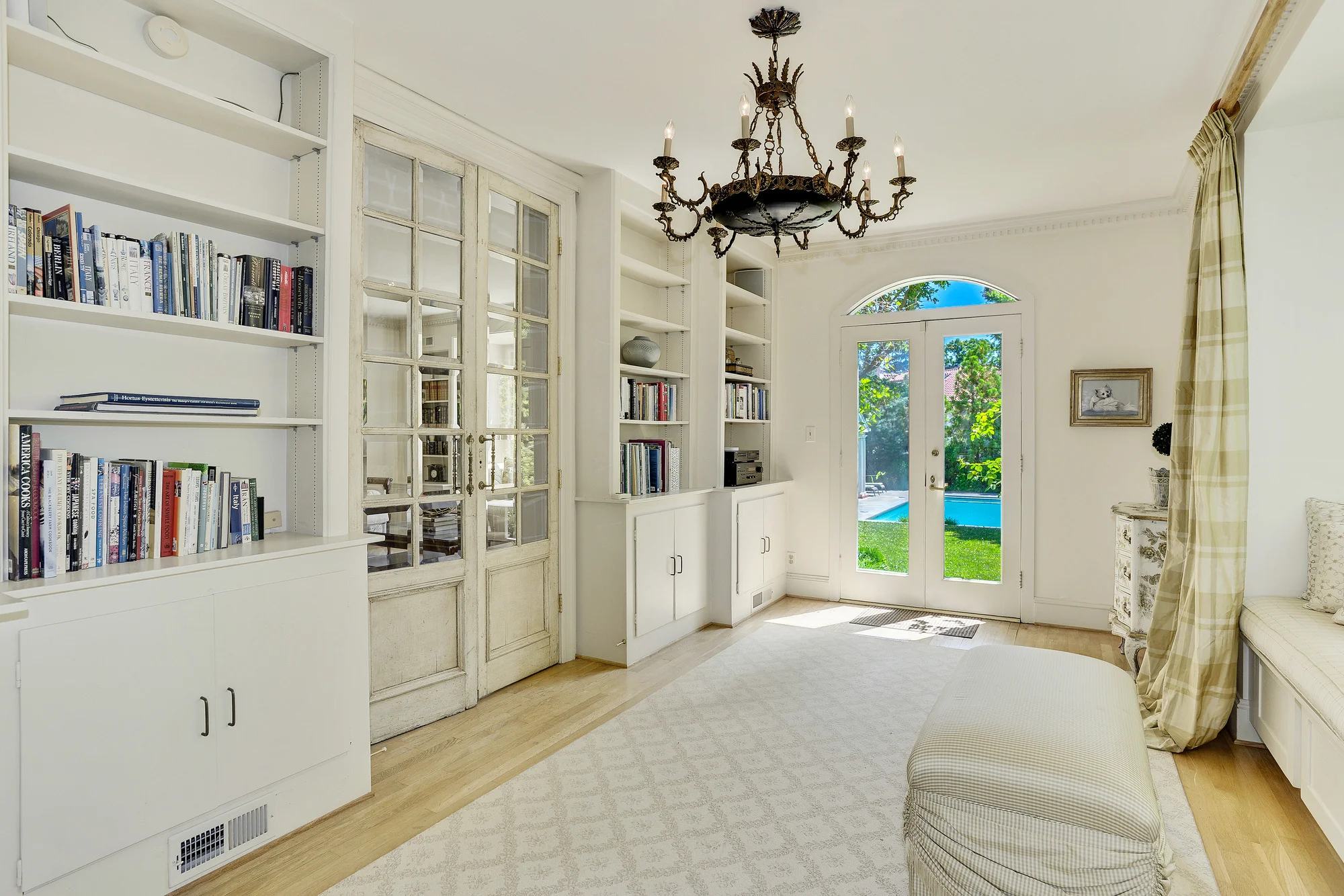 Sunroom with Access to Rear Gardens and Pool