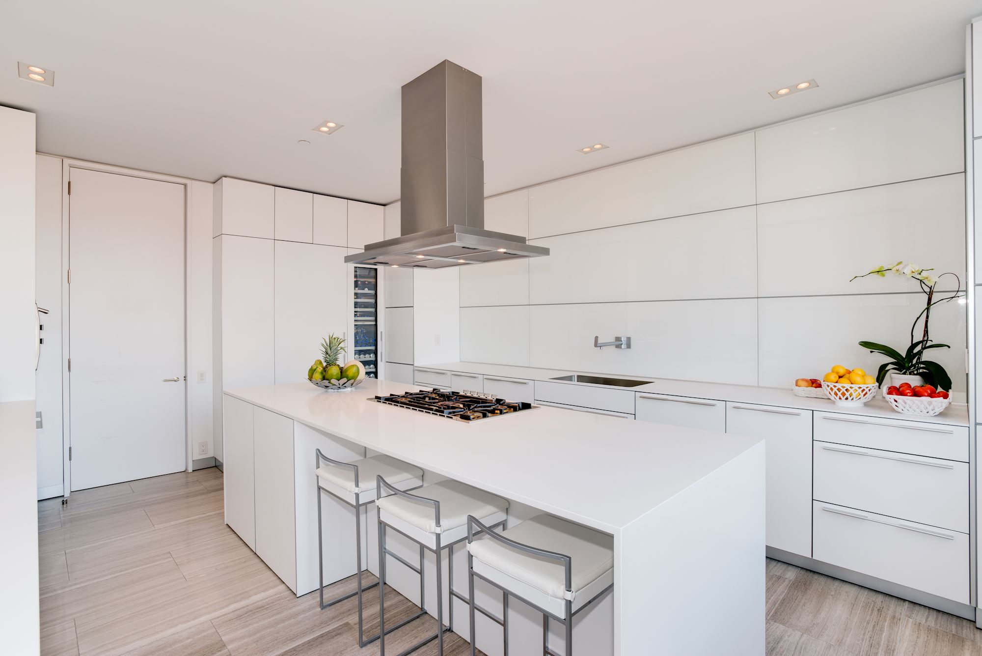 Caesarstone Island and Gaggenau Appliances