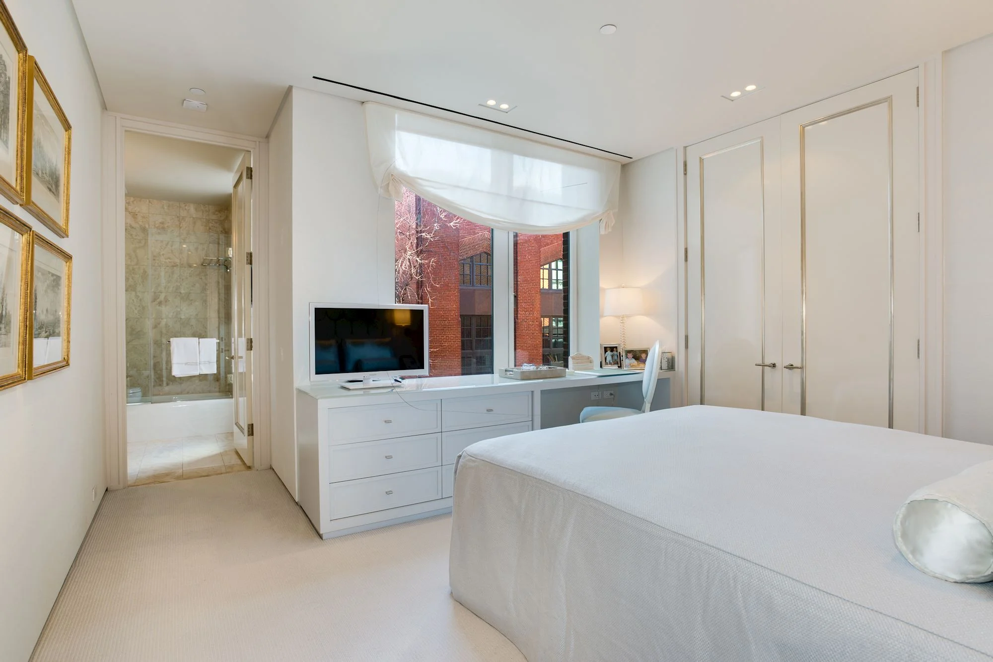 Bedroom Three Overlooks the Courtyard