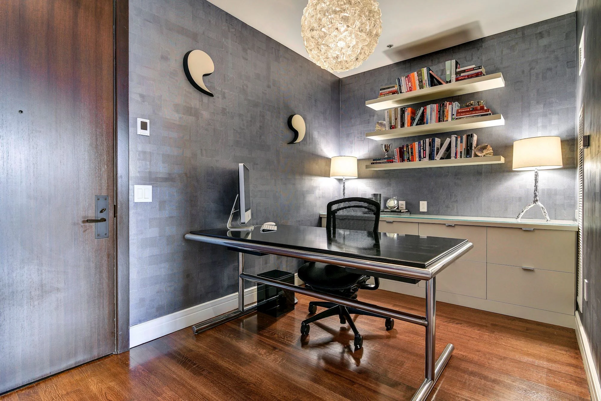 Study with Elizabeth Dow Hand Painted Wallpaper