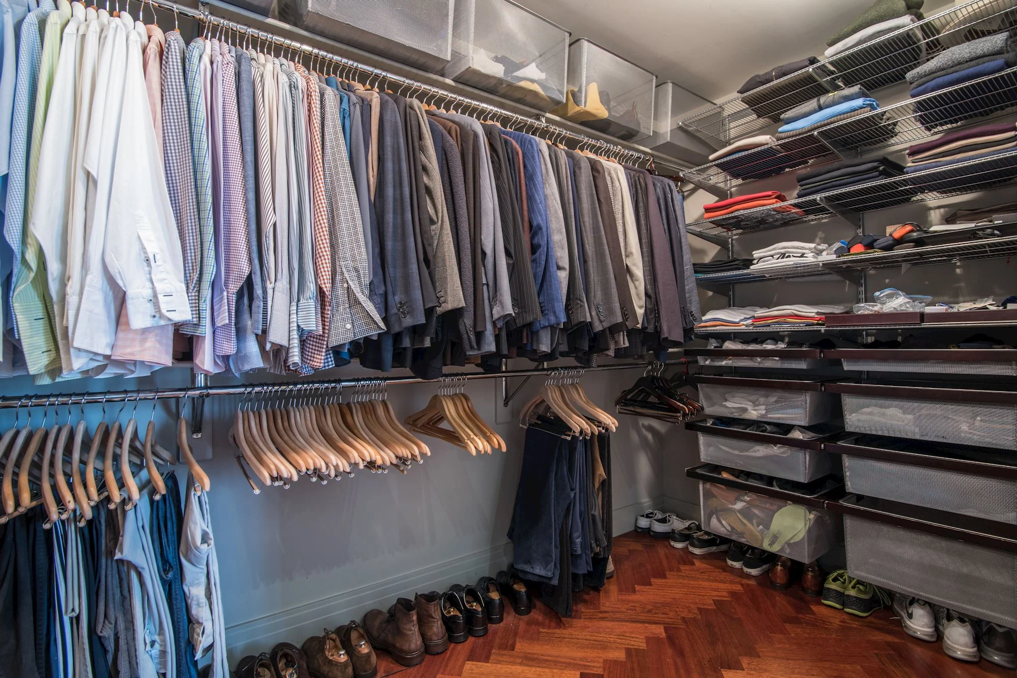 Spacious Walk-in Closet