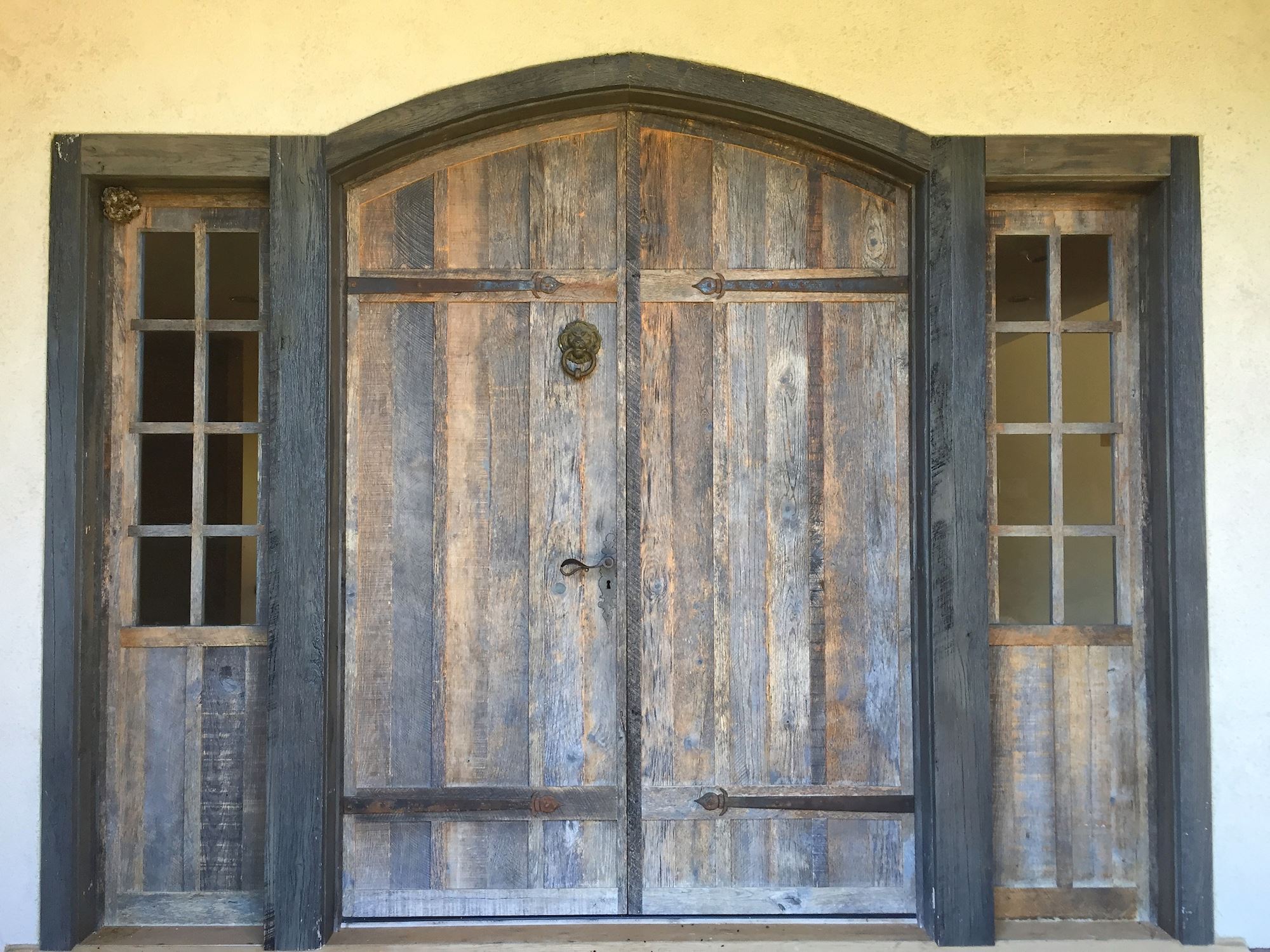 Rustic Entry Leads to Renovated Interiors