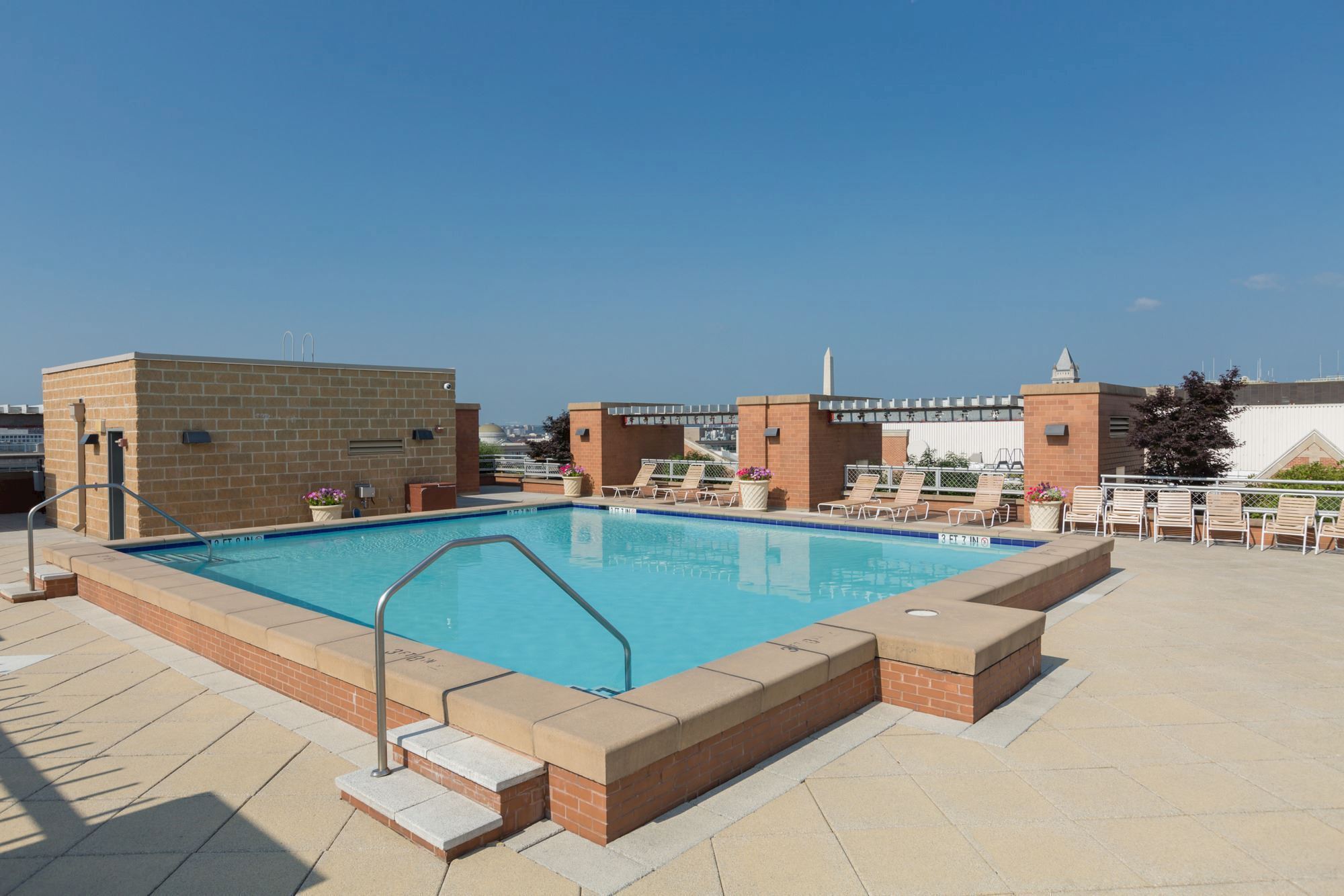 Rooftop Pool with Monument Views