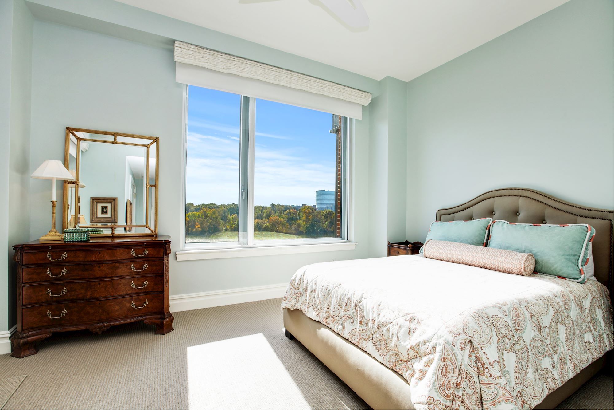 Bedroom Two offer Potomac River Views & Terrace Access
