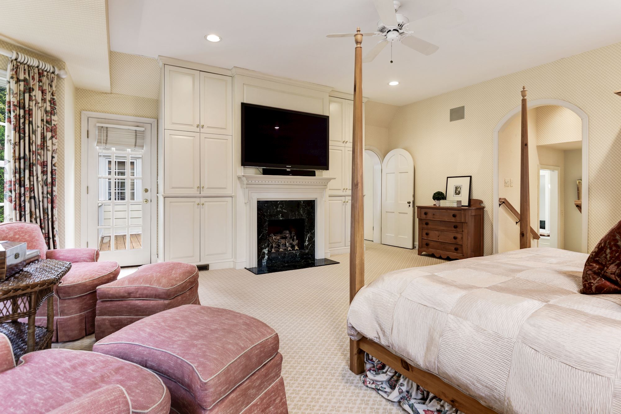 Master Suite with Fireplace