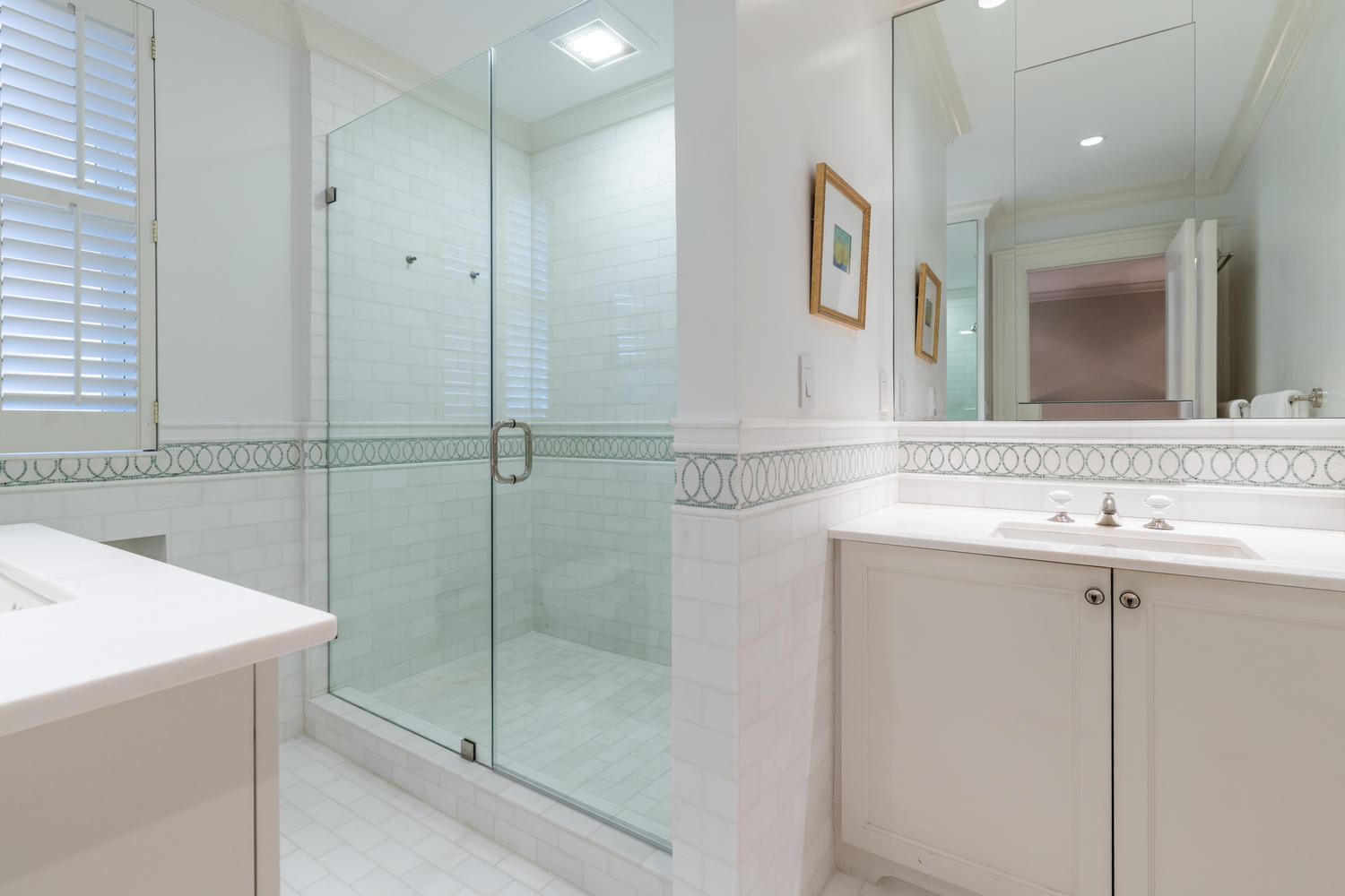 Master Bathroom with two vanities