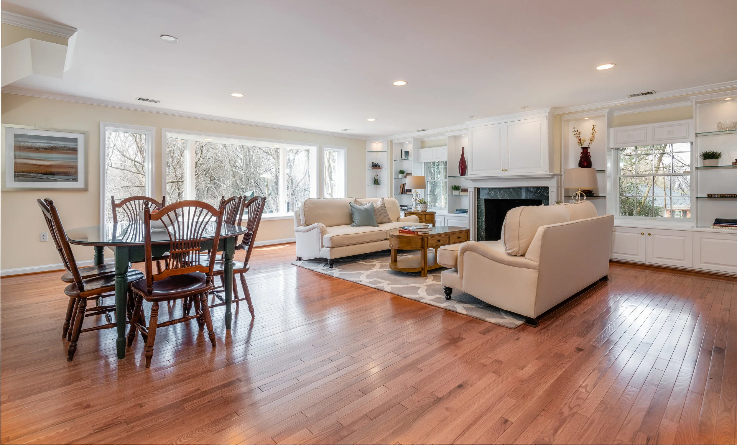 Family Room with Hidden Media