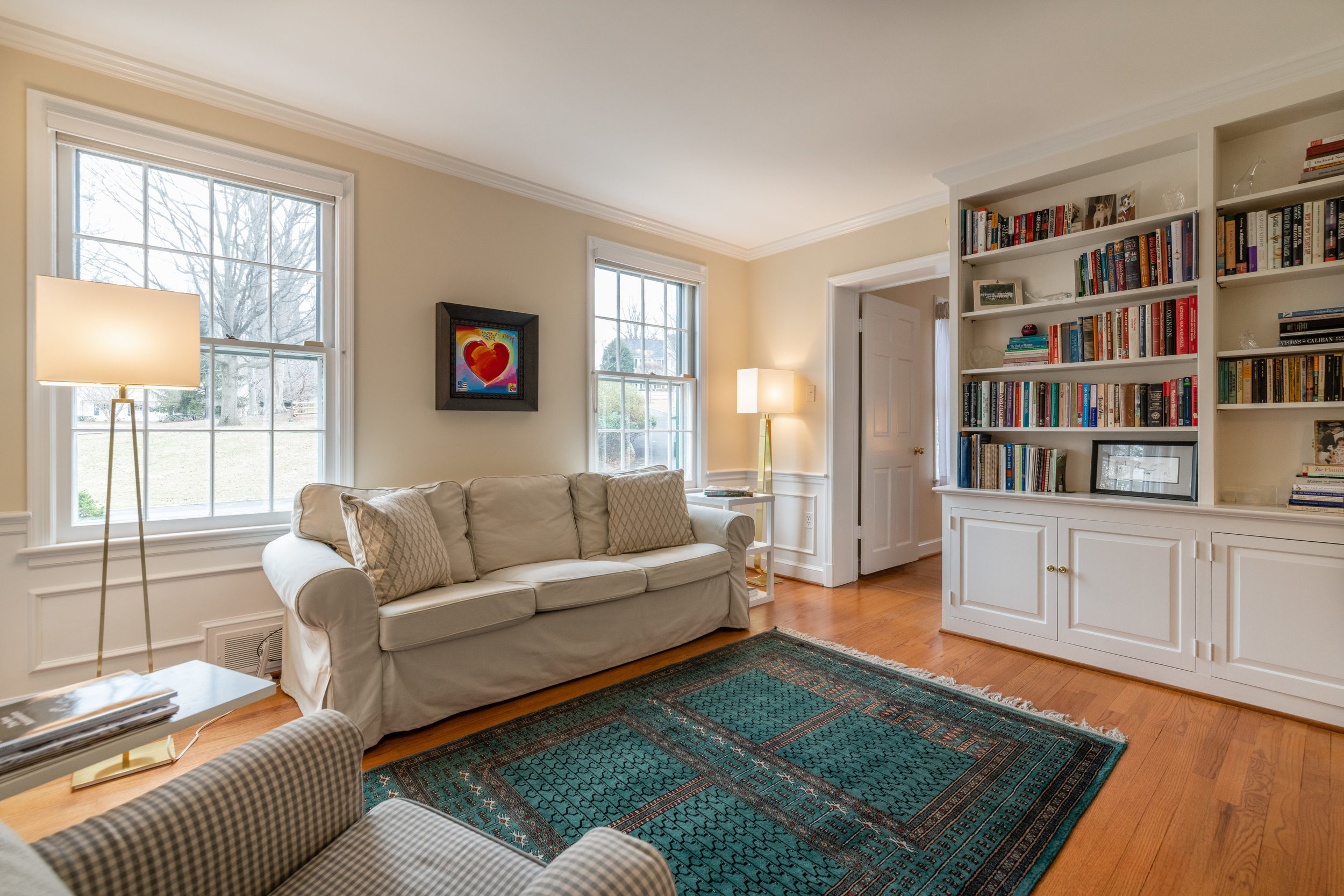 Library leads to Master Suite