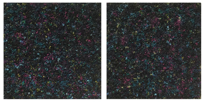 Confetti (Diptych)