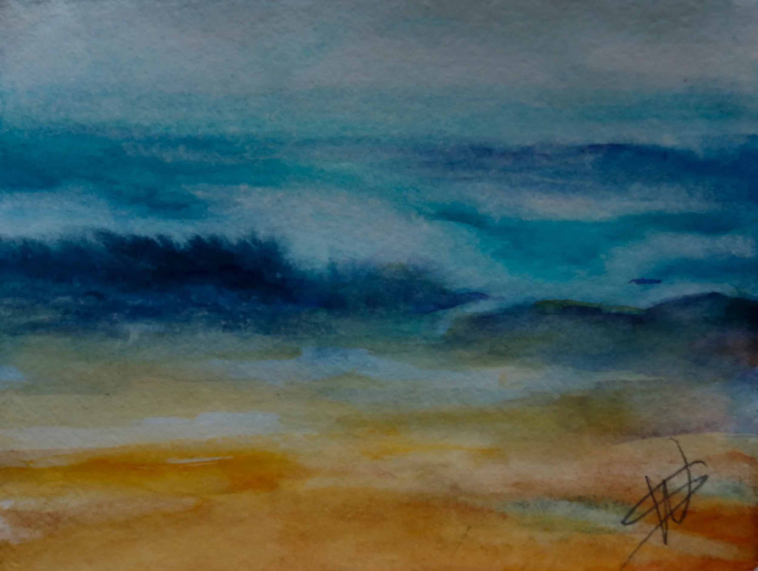 Barbara Martin-Smith (St. Louis, MO) Watercolor 9" x 5" $550