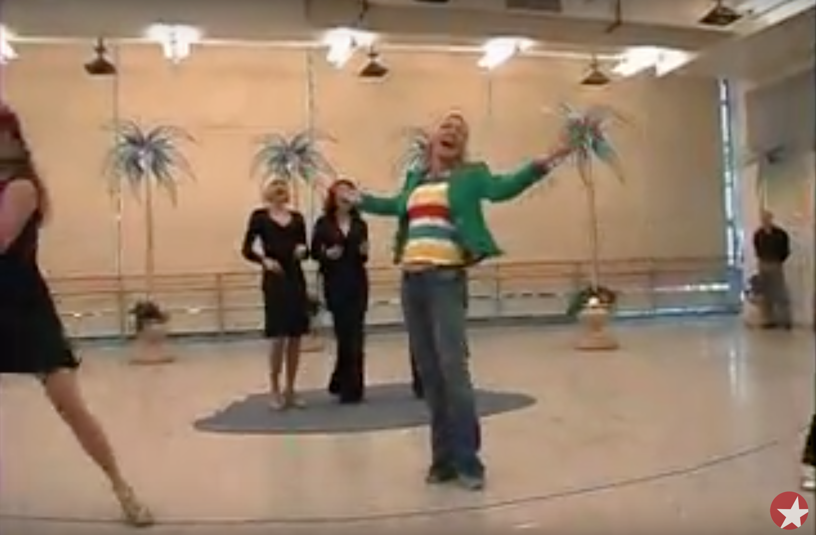 Norbert Leo Butz, John Lithgow & Sherie Rene Scott in Rehearsal for "Dirty Rotten Scoundrels"