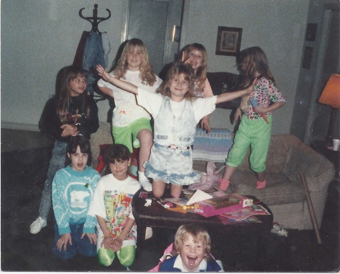 An early birthday party with my friends. And a cameo by little brother.
