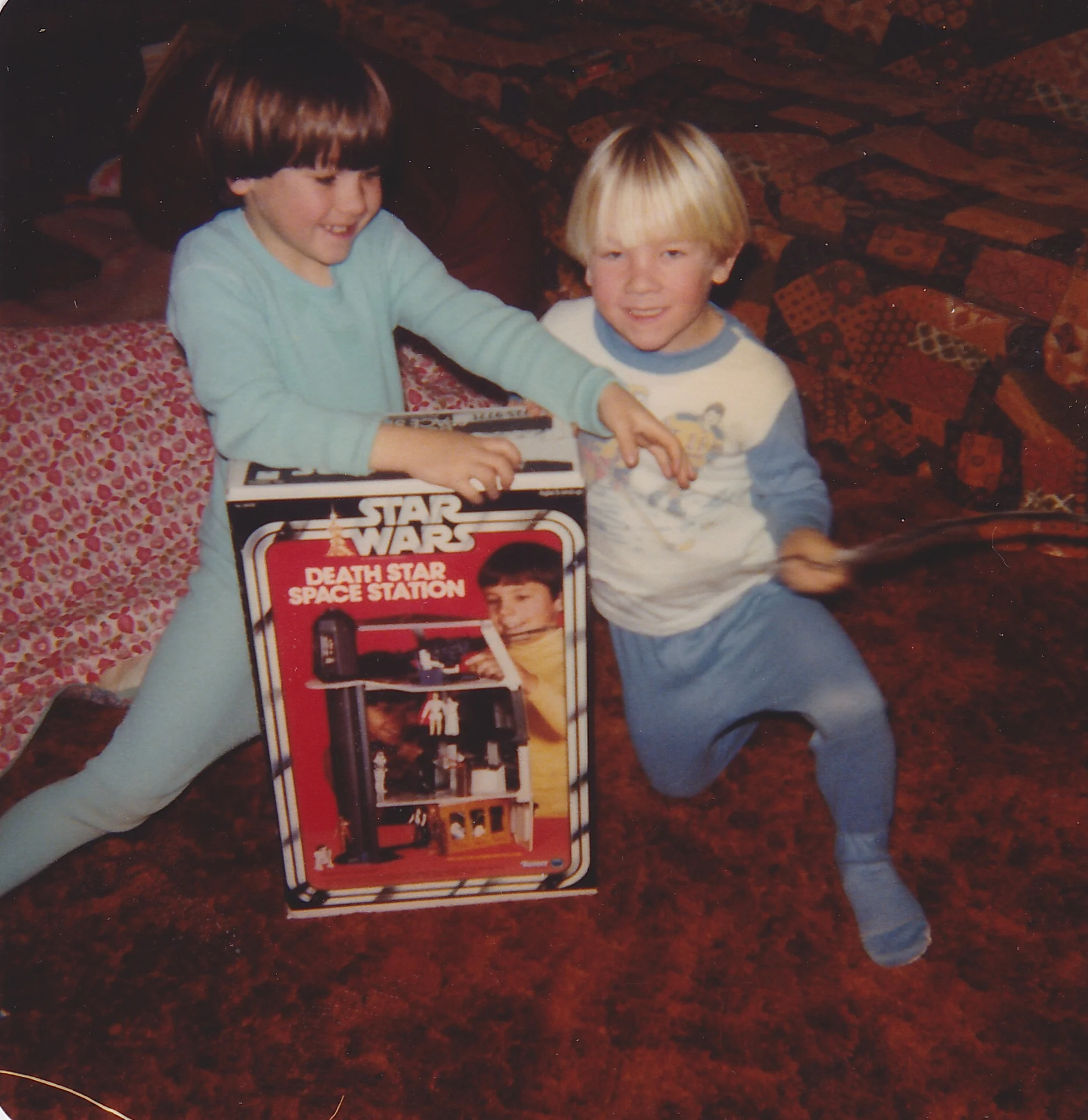 That Death Star still might be the best present I ever got. (Haircuts provided by bowl.)