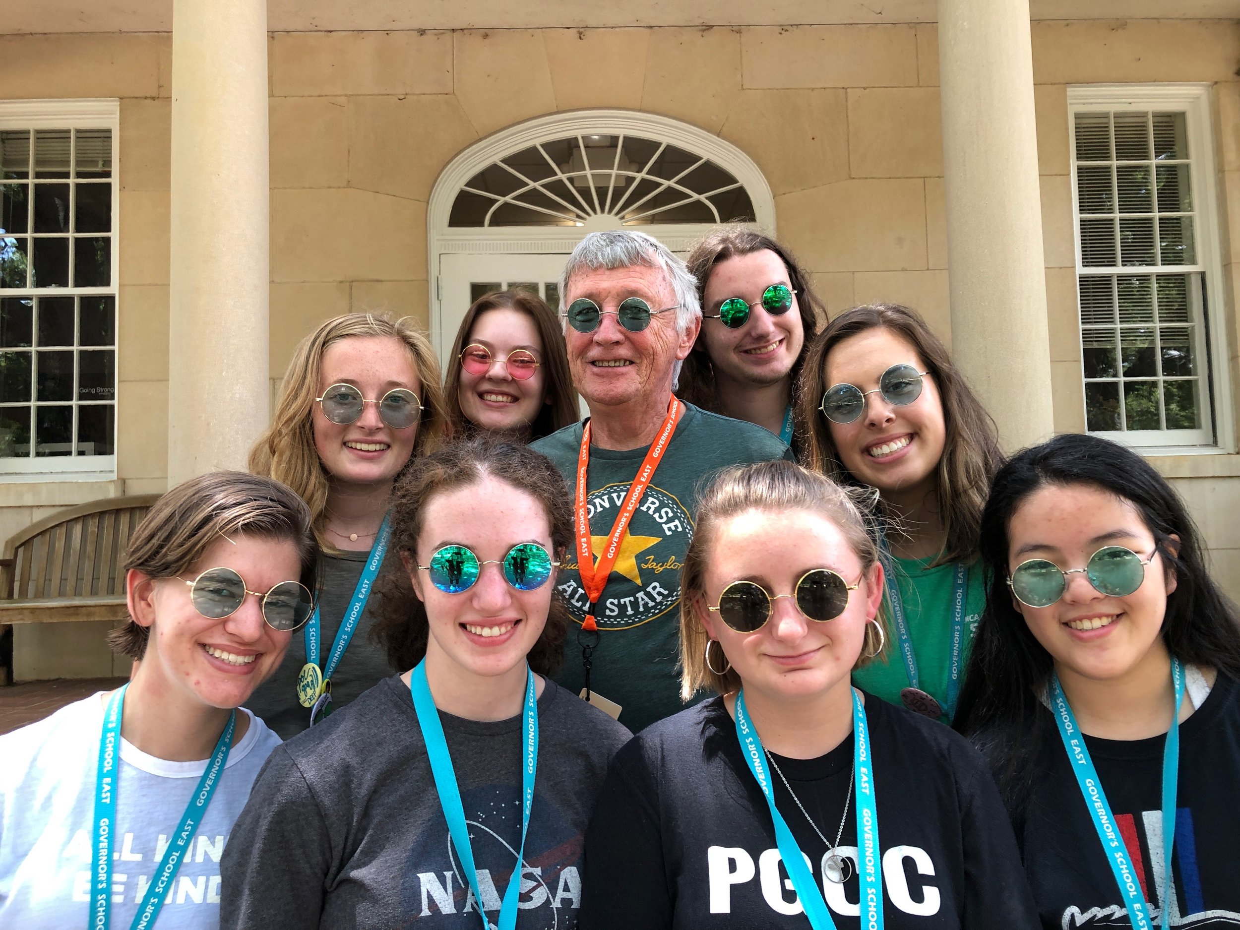 Chuck Sullivan with GSE Students_2019 Jim Hart Award.jpeg