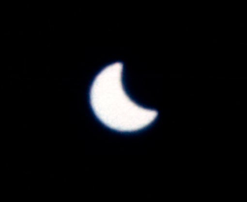 Solar eclipse as seen by the crew of Gemini XII. Photo credit: NASA
