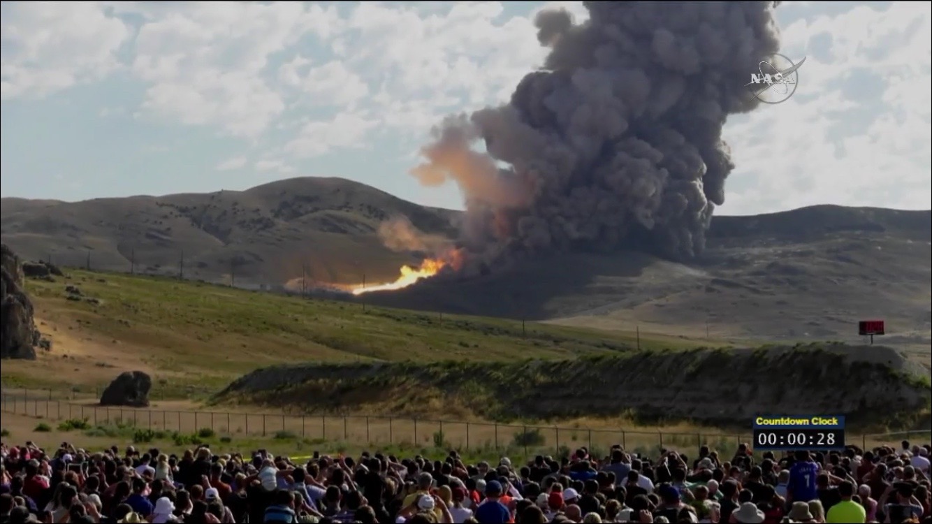 Image courtesy of NASA TV