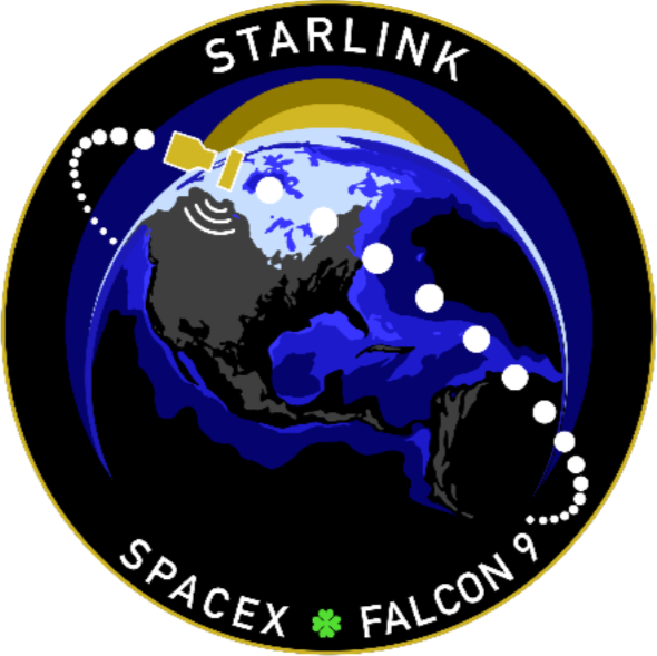 Starlink mission patch. Image credit: SpaceX