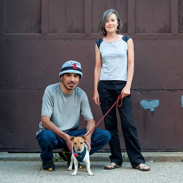 Miguel &amp; Melanie + Compadre
&quot;We're all compardes!&quot;
#humanandhound