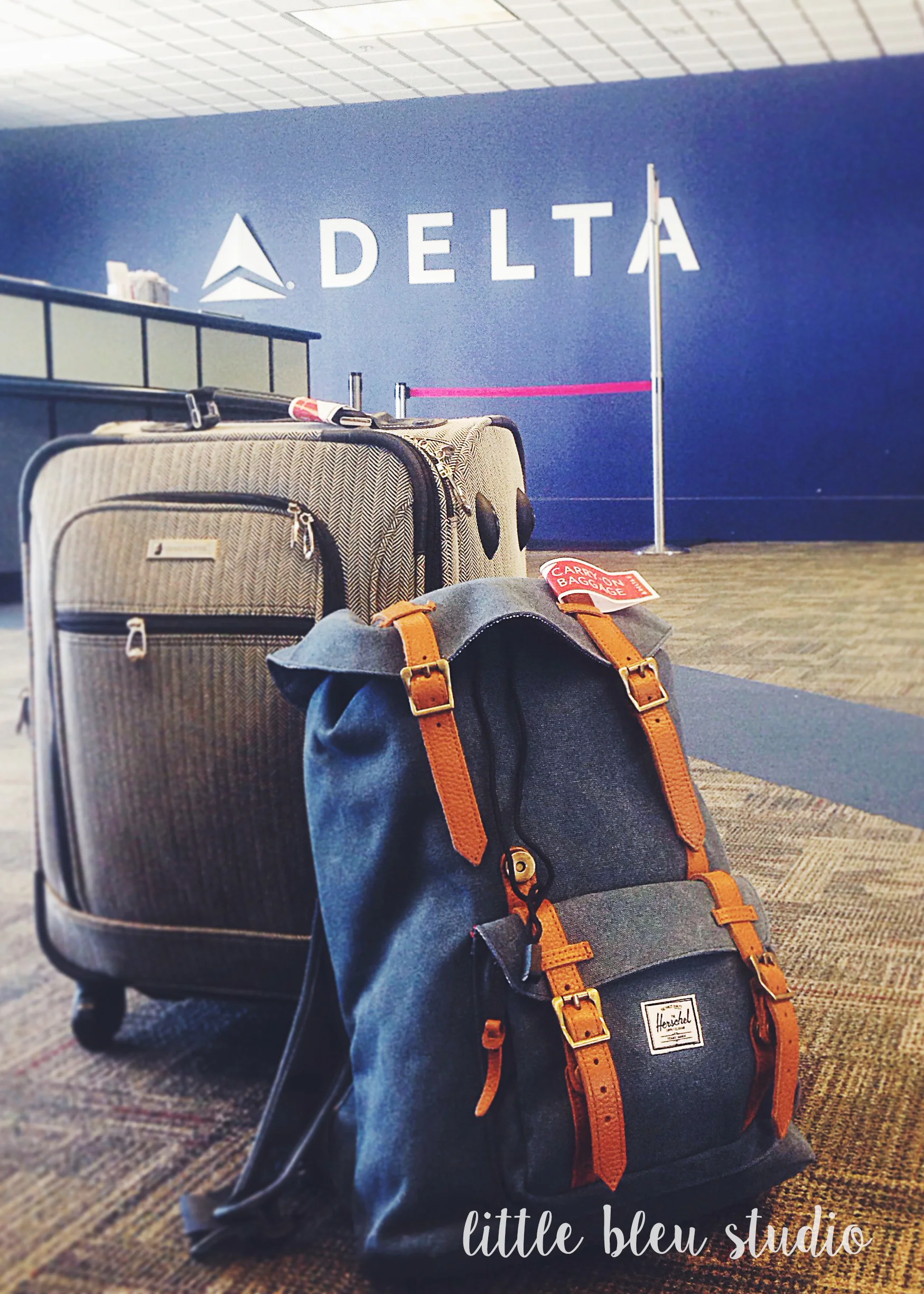 My only (carry-on) bags for a two week trip through Europe a few years ago!