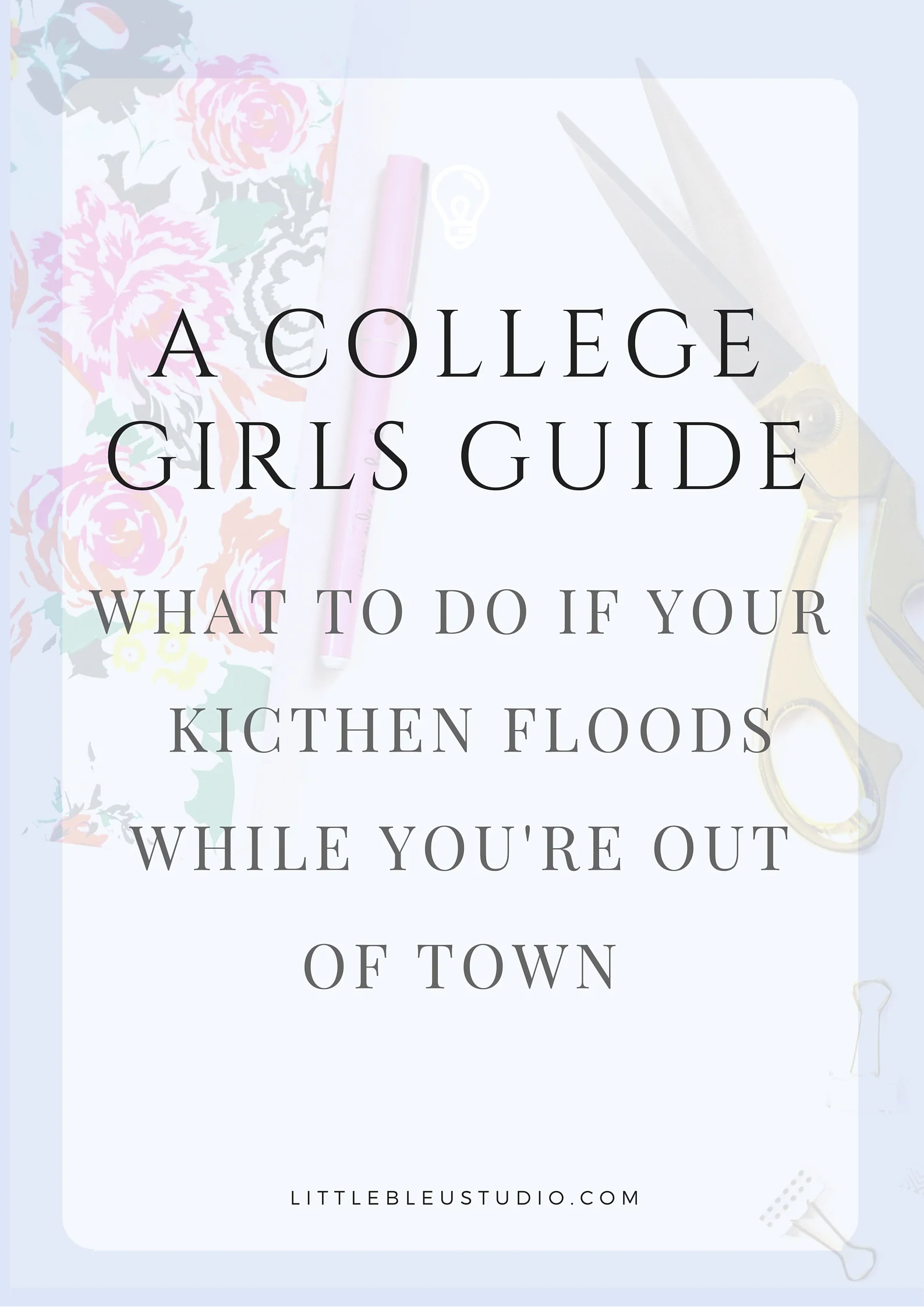 What To Do If Your Kitchen Floods While You Are Out of Town