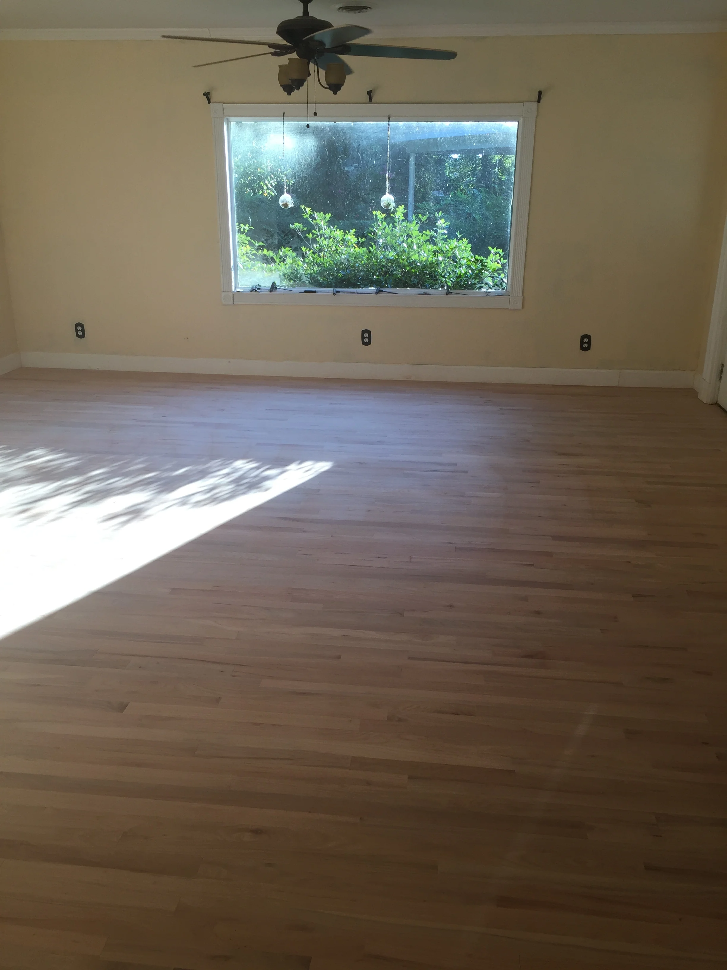 Dining room once they put in the new boards!