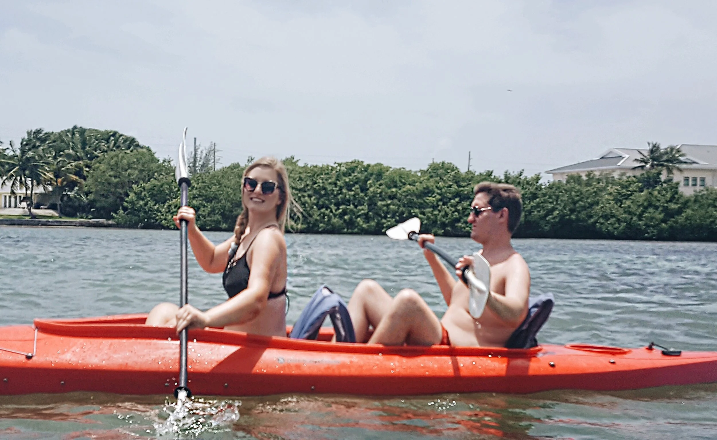 We didn't take a whole lot of pictures for kayaking, only one of us brought a phone for fear of water damage, but we had so much fun kayaking through the mangroves!