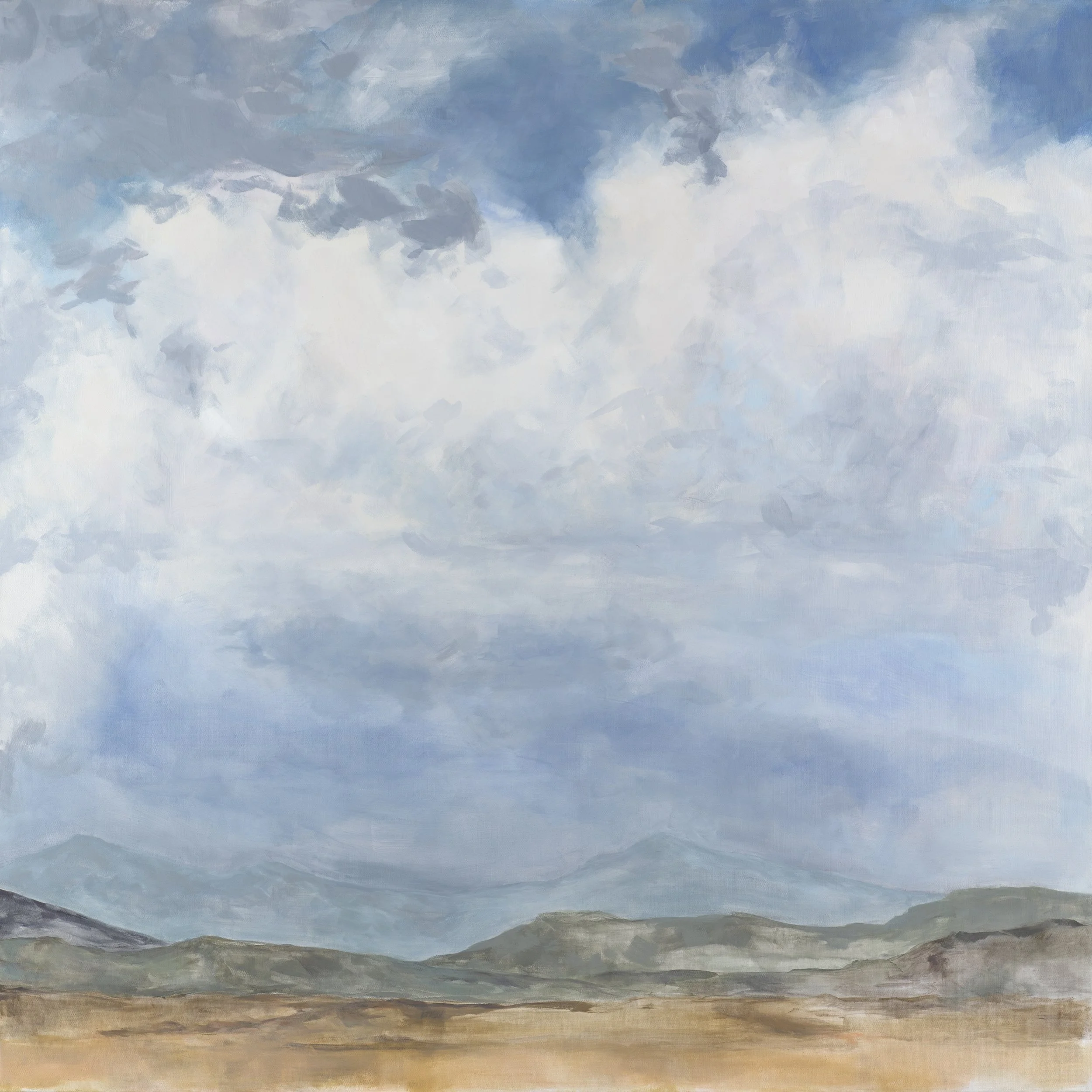 Sun Drenched & Rain Soaked (After the Storm) I, 48 x 48, acrylic on canvas