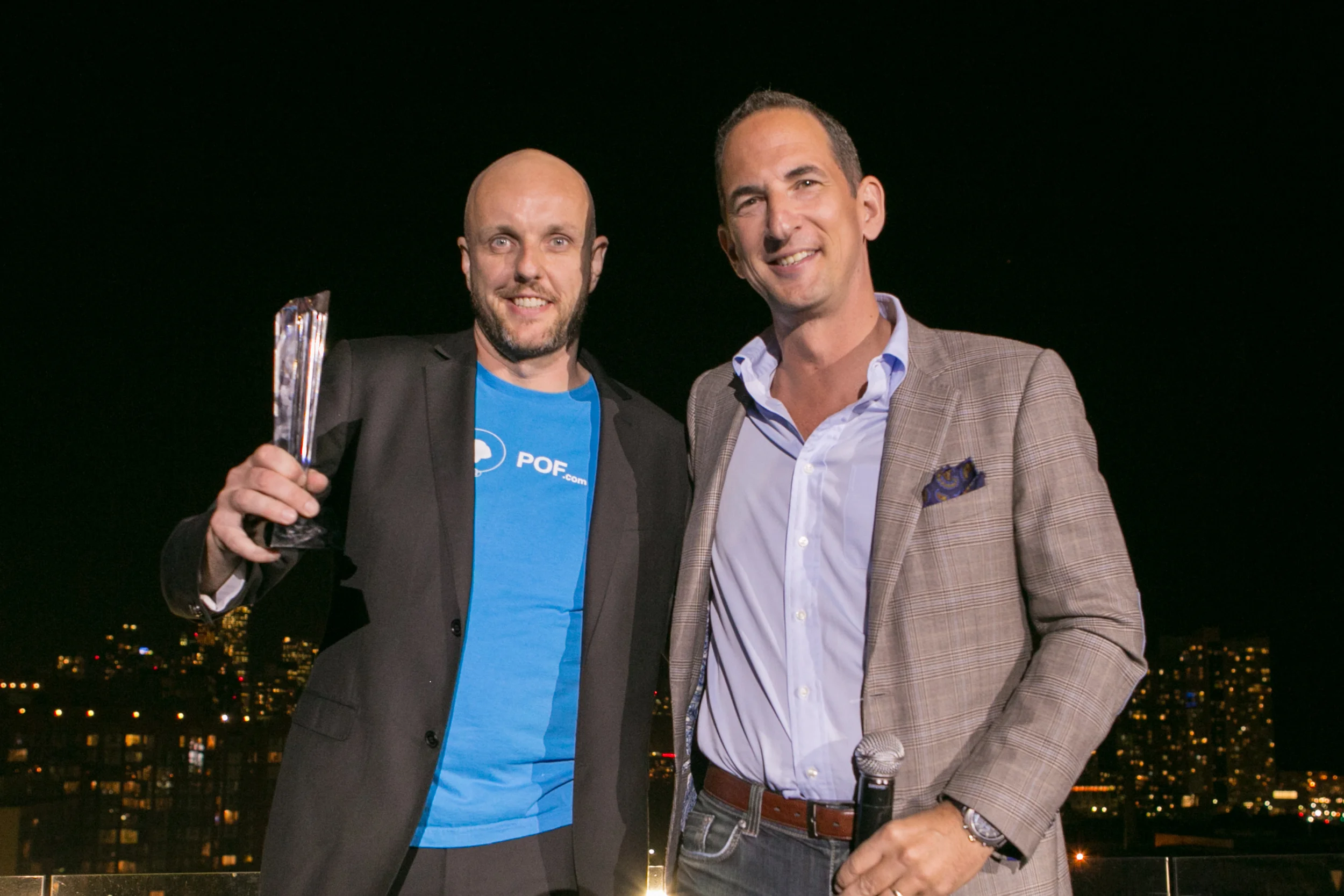 Chris Simpson (CTO, Plenty of Fish) and Jordan Banks (Managing Director of Facebook Canada)