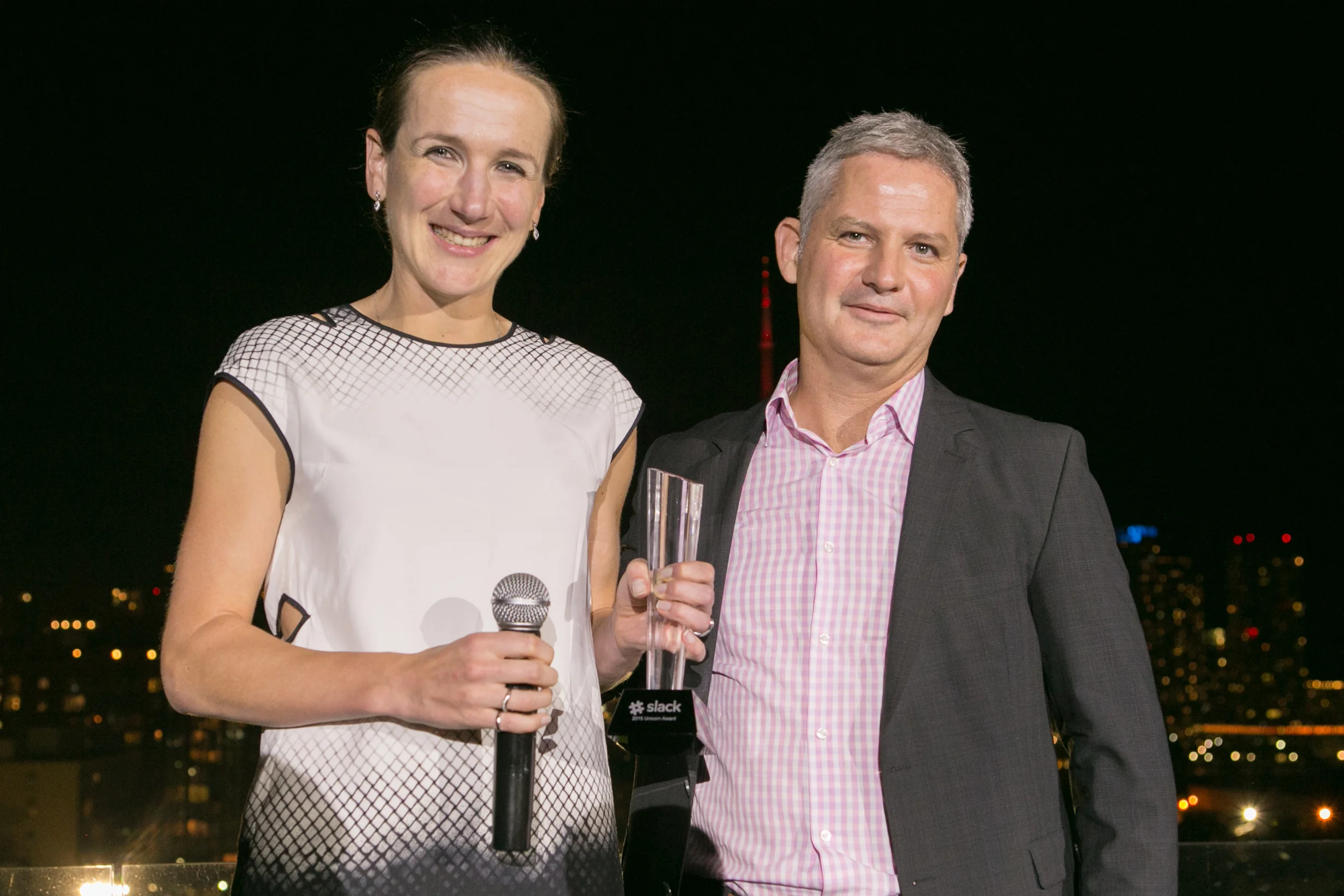 Angela Strange (Partner at Andreessen Horowitz) and Chris Chapman (National Leader, KPMG)