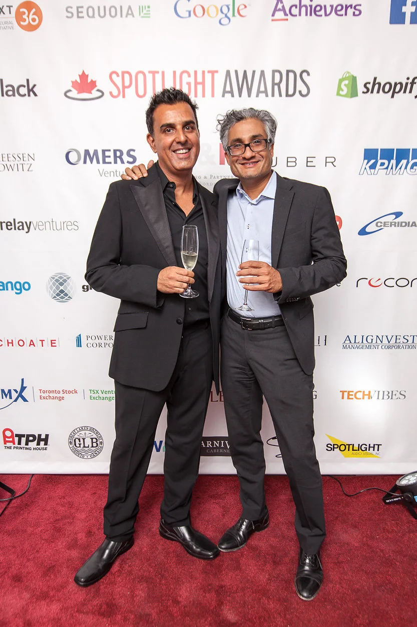 Razor Suleman (Founder Achievers) and Reza Satchu (Co-Founder, Next 36 and Managing Director, Alignvest)