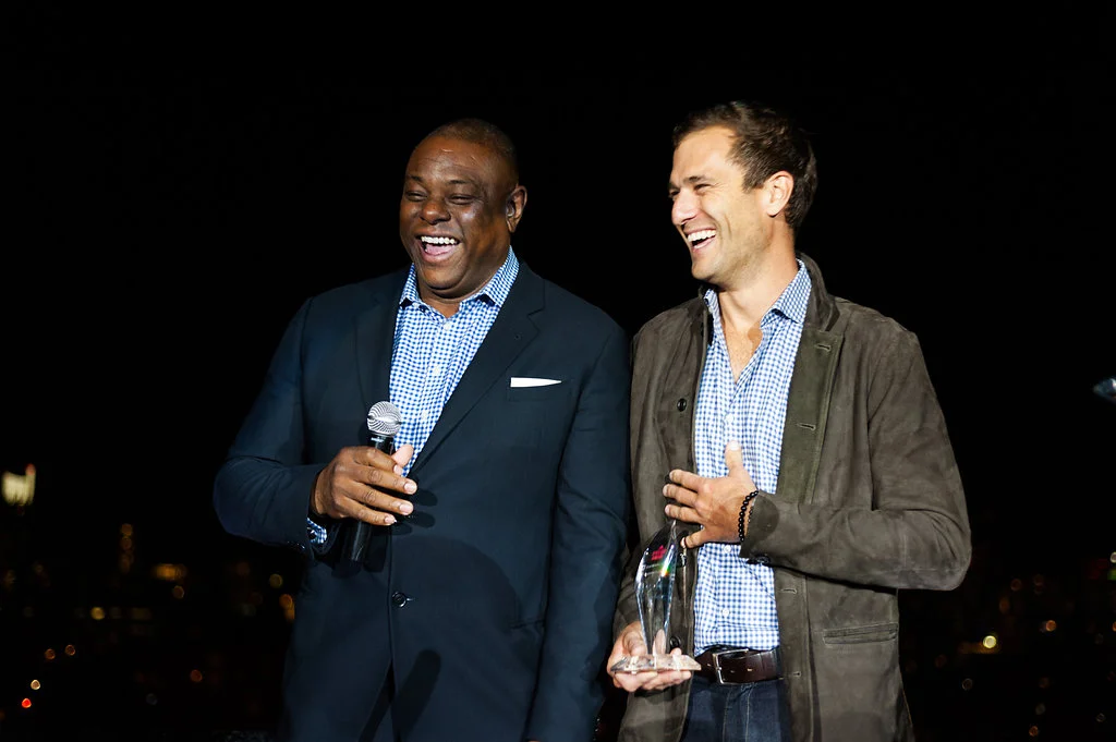 Centurion Winner Wayne Purboo, Founder of Quickplay with 2015 Centurion Winner Chris Sukornyk, Founder of Chango