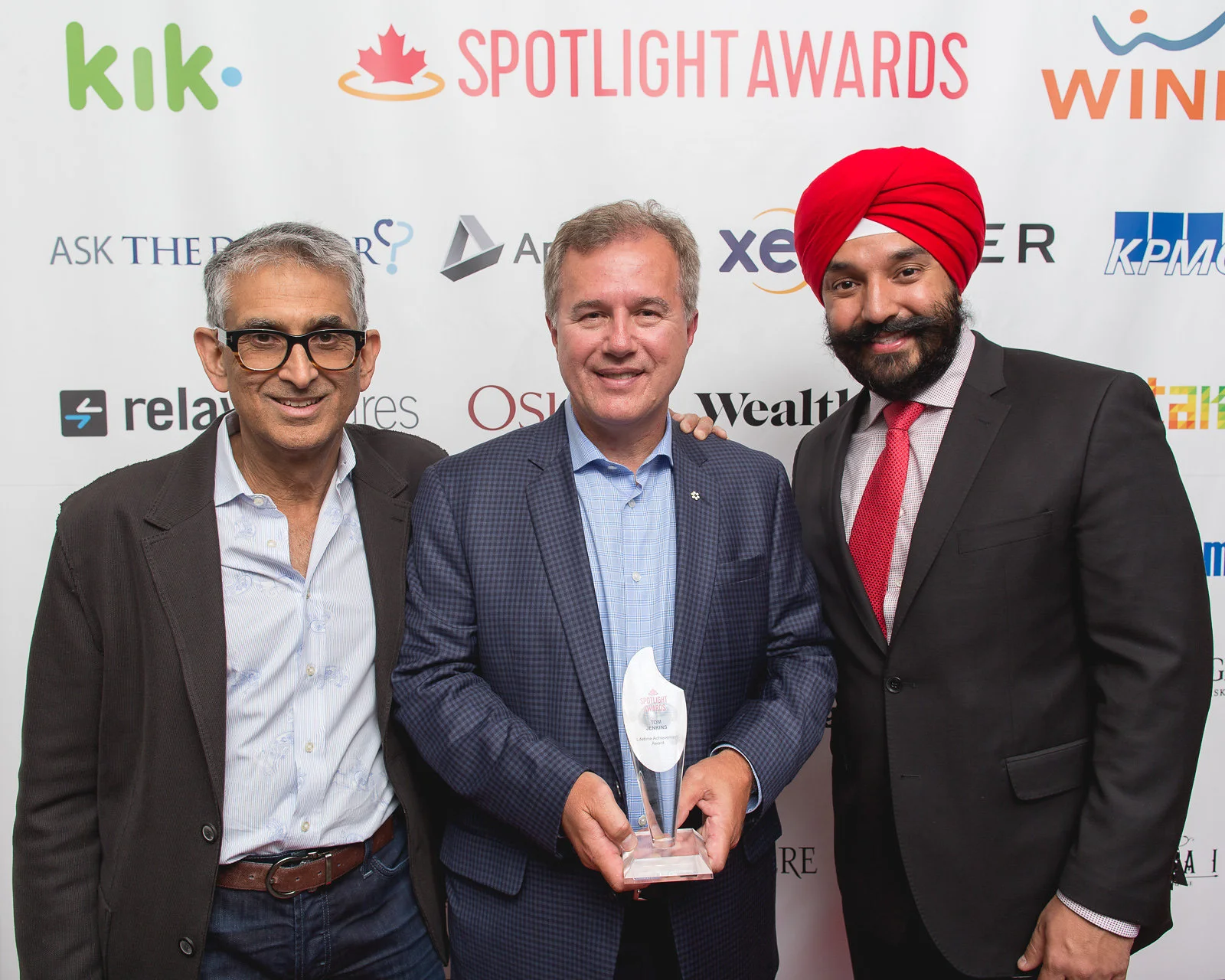 Nadir Mohamed, Tom Jenkins and Minister Bains