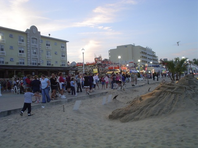 SAND SCULPTURES AT 2ND ST AND BOARDWALK, OC, MD