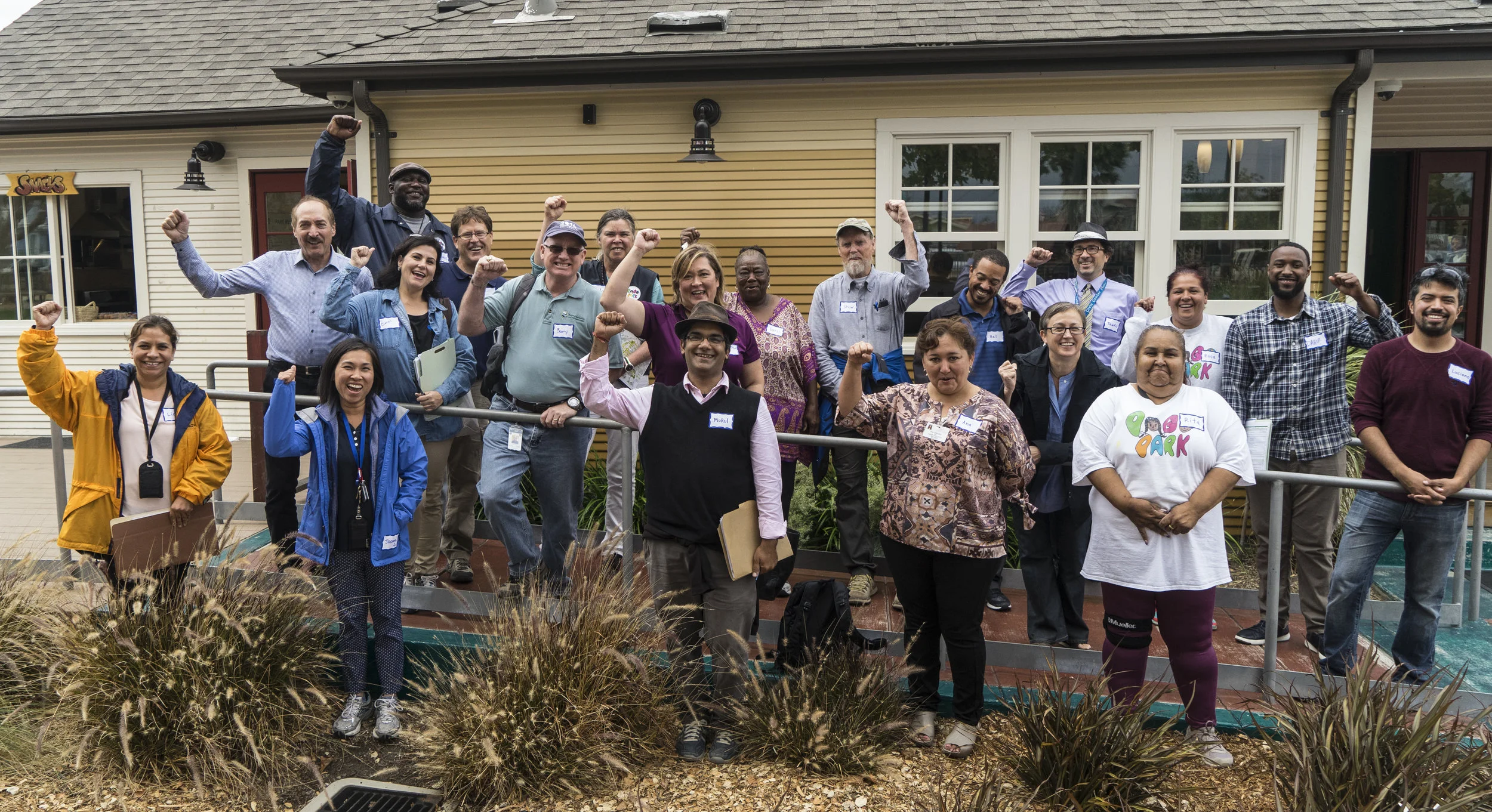 Richmond “greening the yellow brick road” project proponents and advocates